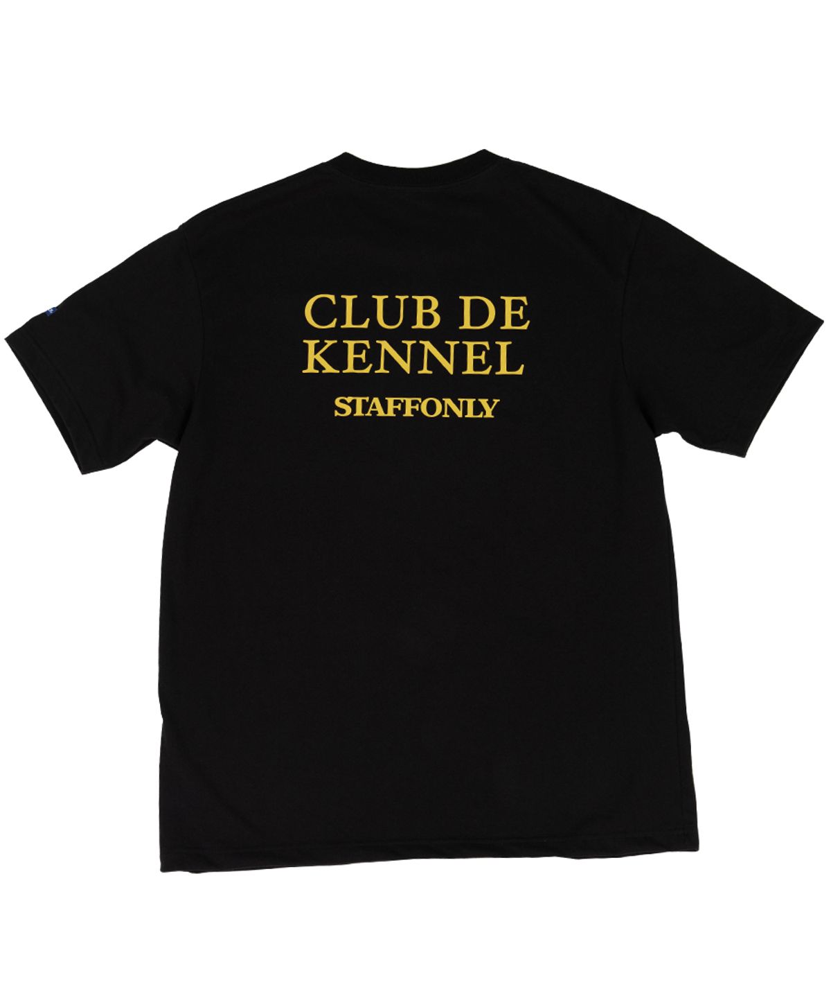 스텝온리(STAFFONLY) CLUB DE KENNEL TEE (BLACK)