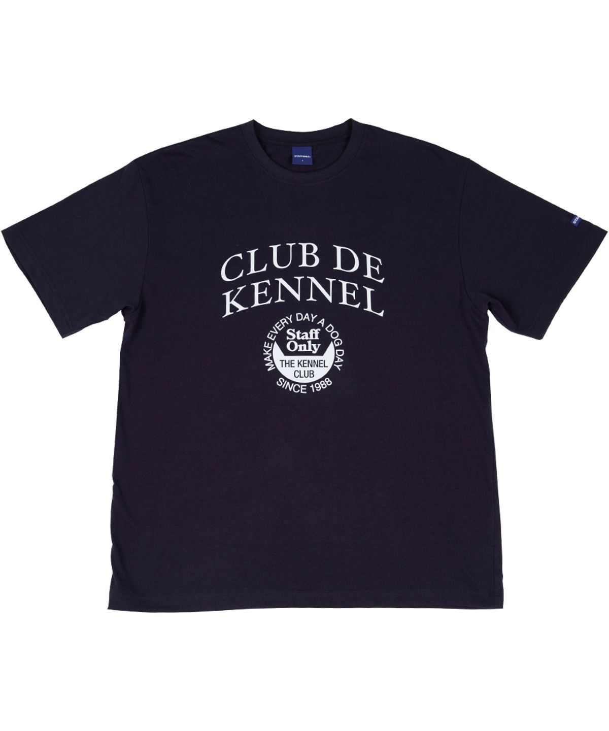 스텝온리(STAFFONLY) CLUB ARCH LOGO TEE (NAVY)