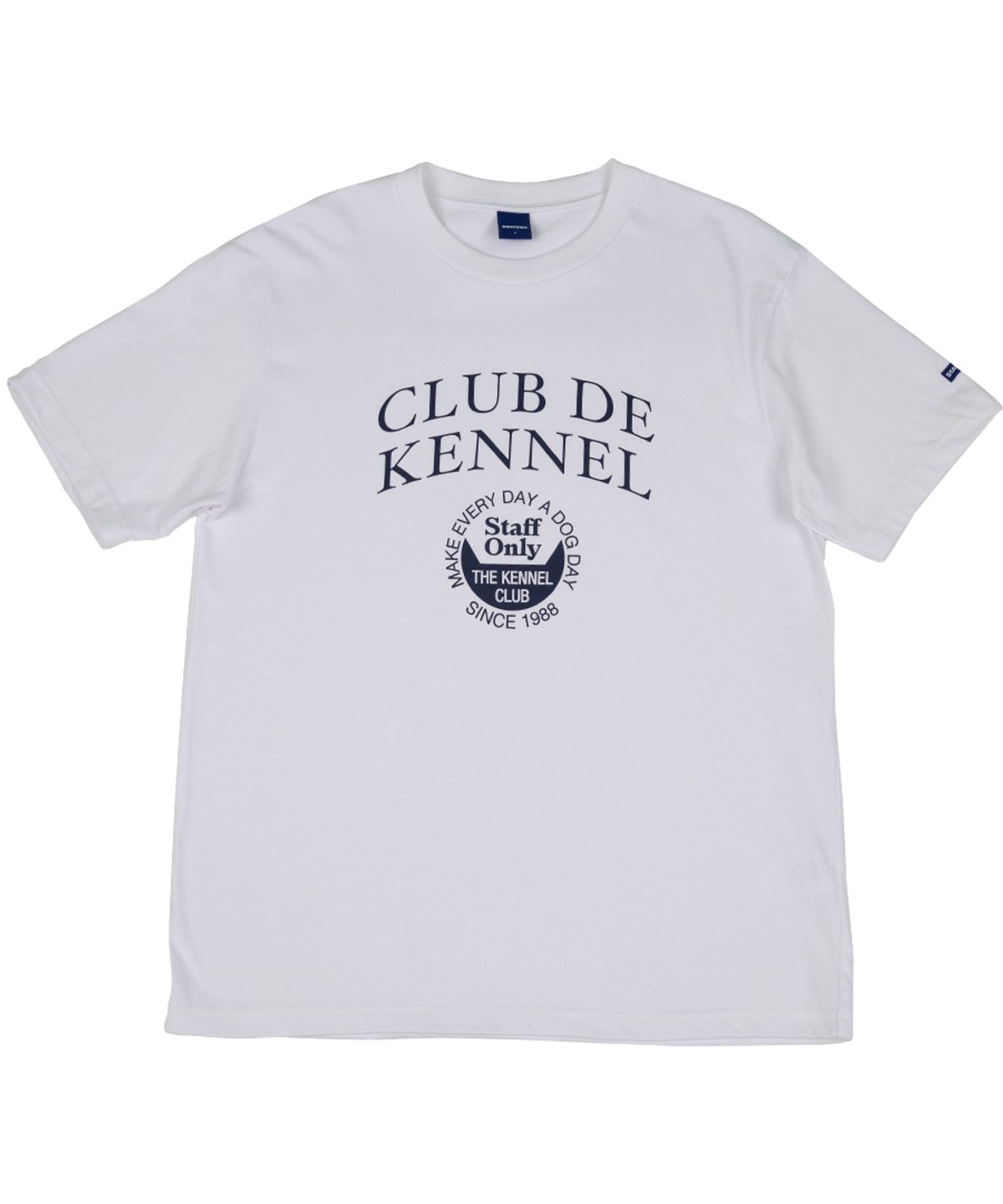 스텝온리(STAFFONLY) CLUB ARCH LOGO TEE (WHITE)