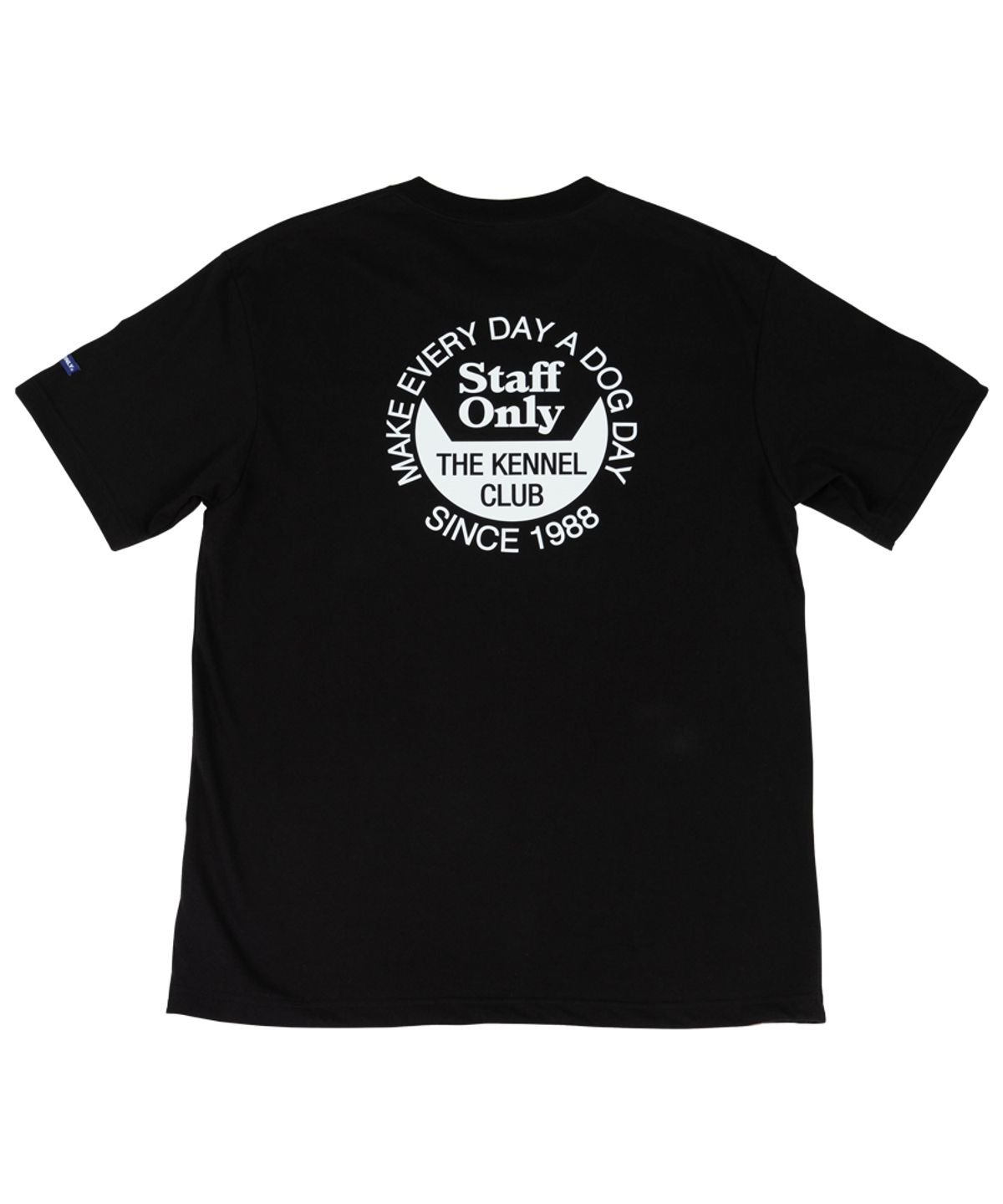 스텝온리(STAFFONLY) KENNEL CLUB LOGO TEE (BLACK)