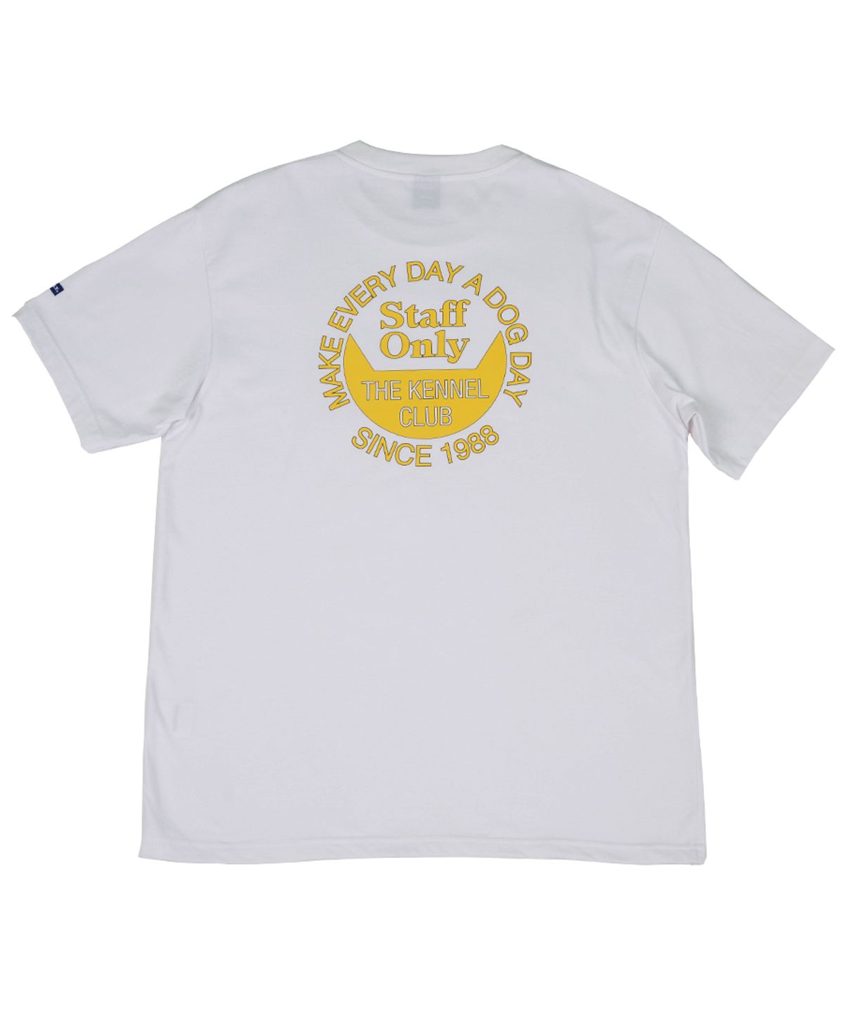 스텝온리(STAFFONLY) KENNEL CLUB LOGO TEE (WHITE)