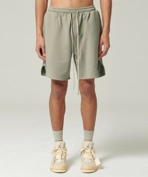 라이프 발란스 이지 셋업 트레이닝 반바지 (카키)