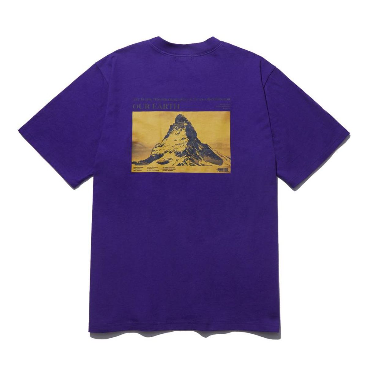 폴루션(POLLUTION) MOUNTAIN PICTURE T-SHIRT