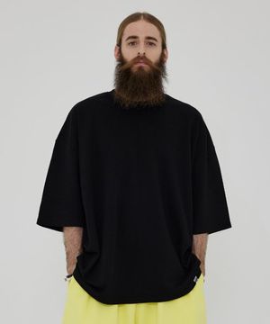 CB 오버 박스 반팔티 (블랙)