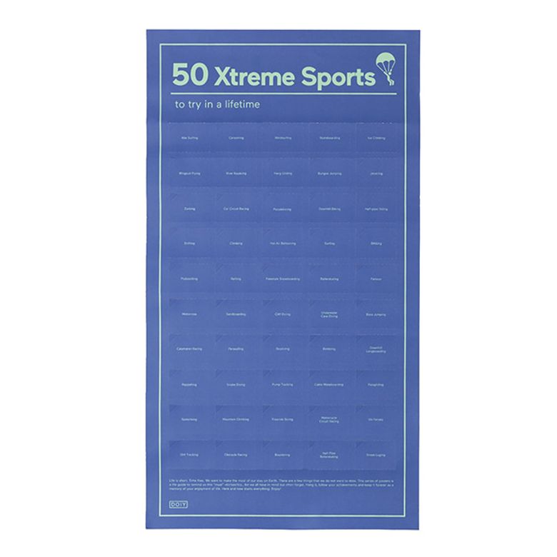 50가지 익스트림 스포츠 챌린지 포스터