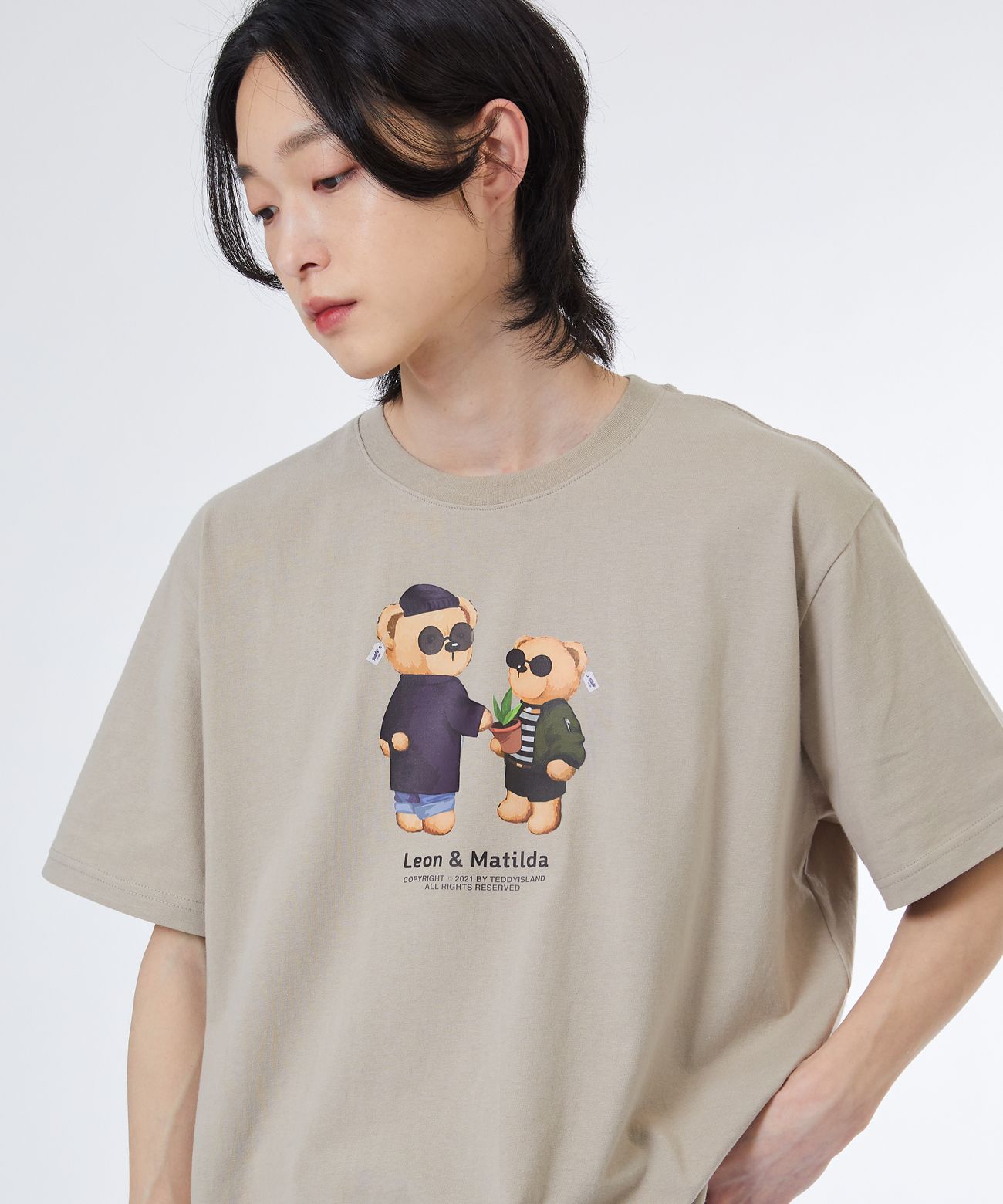 MUSINSA公式 | TEDDY ISLAND レオン＆マチルダTシャツ
