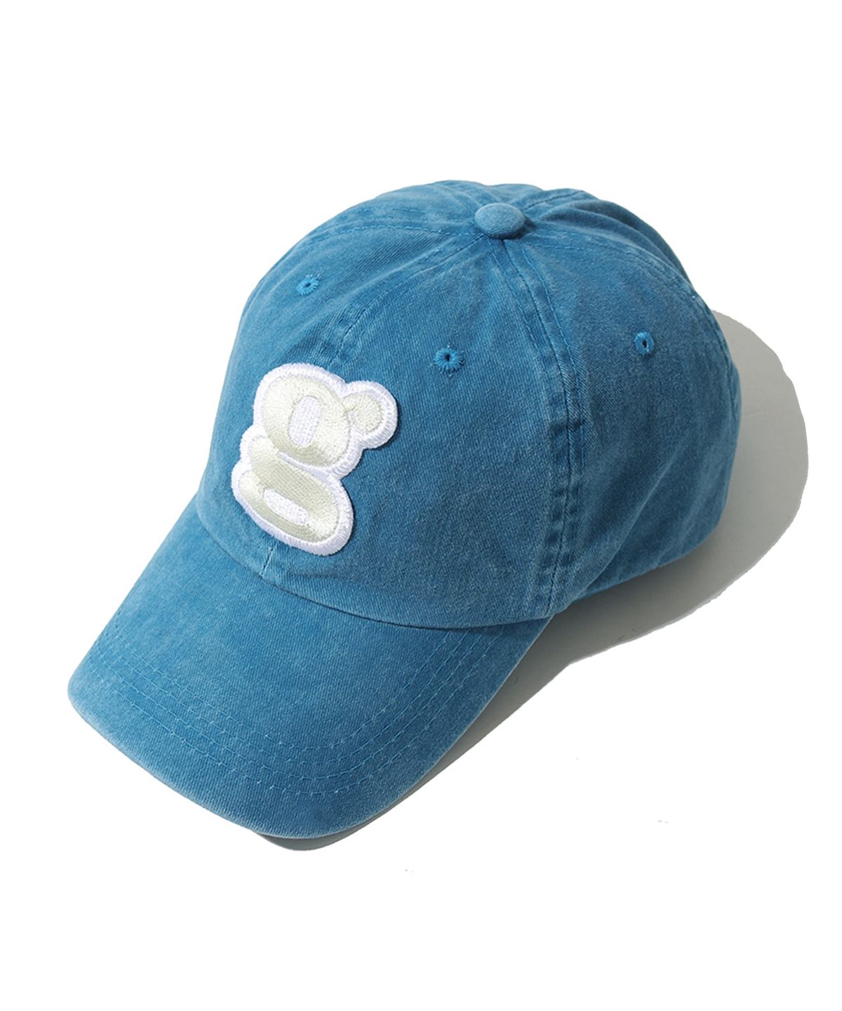 객(GAC) BIG LOGO WAPPEN CAP blue