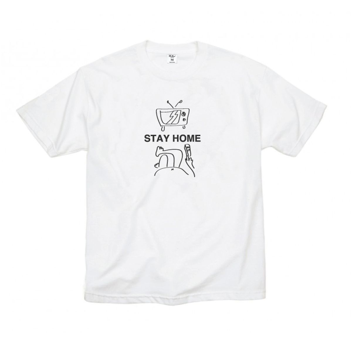 비쿨(BE COOL) STAY HOME T White