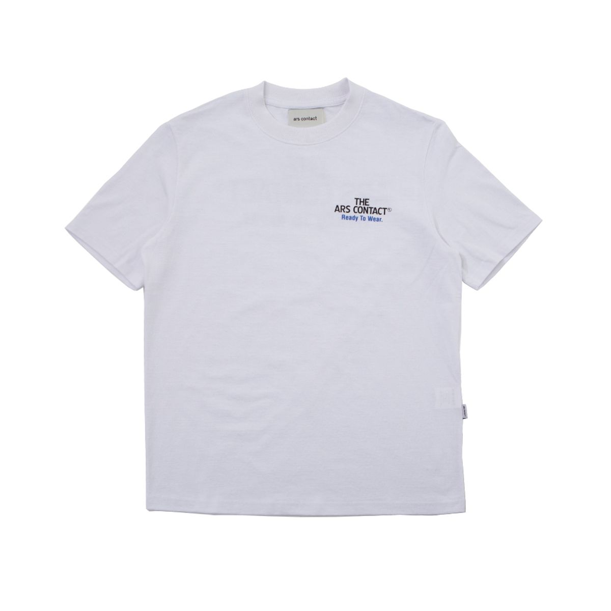 아르스 콘택트(ARSCONTACT) AC SIGNATURE TEE .WHITE