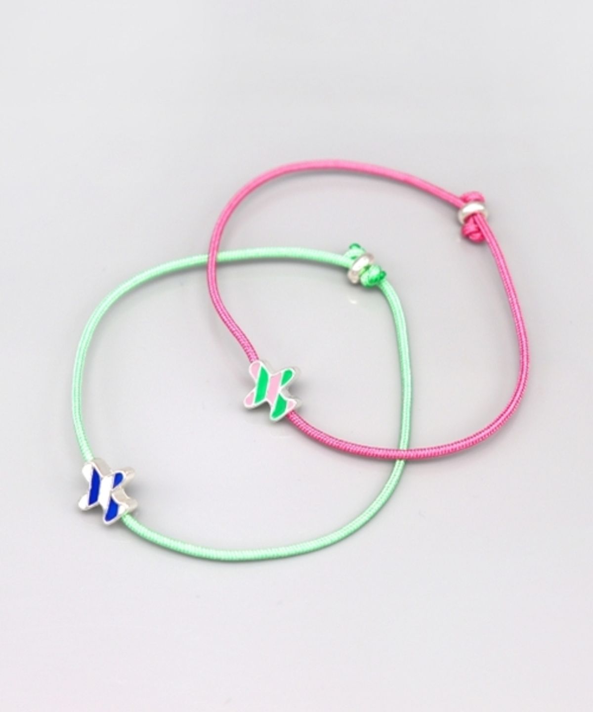 봉보(BONBEAU) Color airplane knot Bracelet 컬러 비행기 매듭 실팔찌