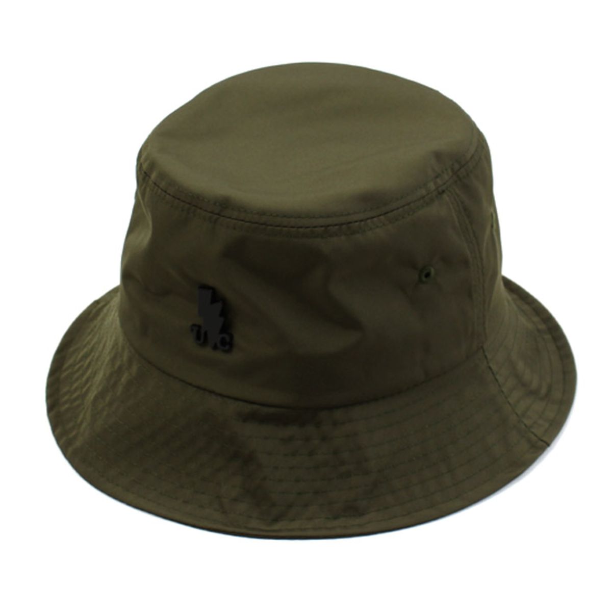 유니버셜 케미스트리(UNIVERSAL CHEMISTRY) BK Metal Shiny Khaki Bucket Hat 샤이니버킷햇