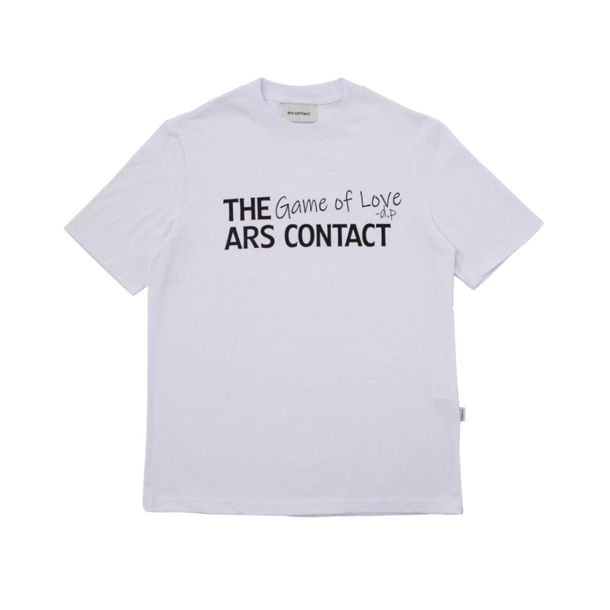 아르스 콘택트(ARSCONTACT) AC DAFT TEE. WHITE