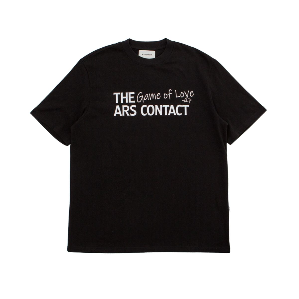 아르스 콘택트(ARSCONTACT) AC DAFT TEE. BLACK