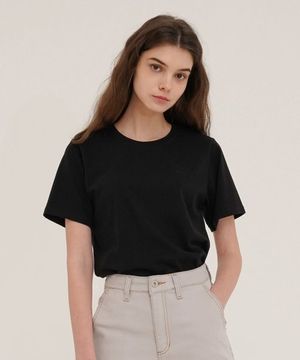 세이드코튼티셔츠-블랙