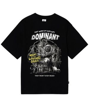 유니섹스 NLD 프린팅 자수 오버핏 반팔티