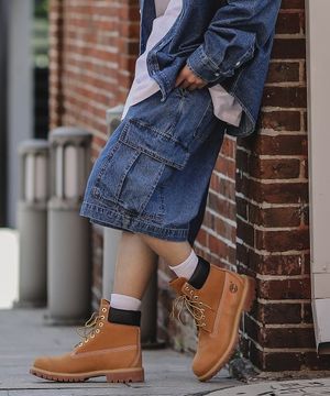 자이언트핏 카고 데님팬츠(인디고블루)