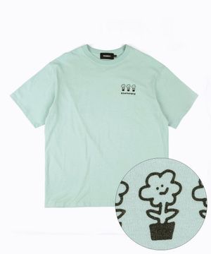 [EZwithPIECE] 3 FLOWERPOT TEE (MINT)