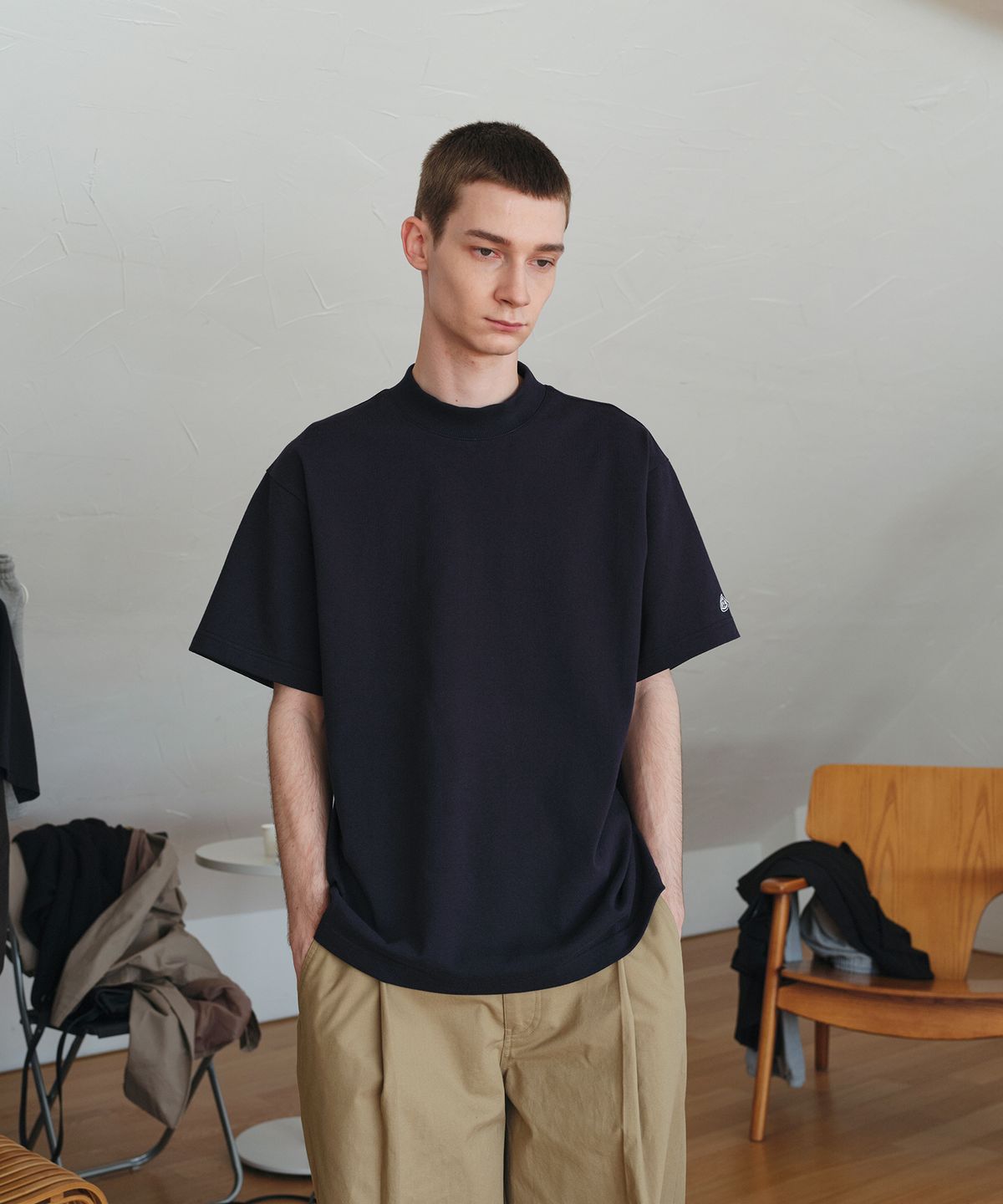 차마스포츠랩(CHAMASPORTSLAB) CSL HALF NECK-NAVY