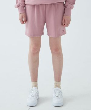 베이직 로고 트레이닝 하프팬츠 (코랄)