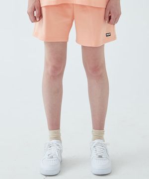 베이직 로고 트레이닝 하프팬츠 (네온 오렌지)