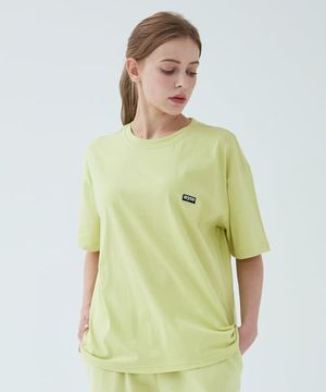 베이직로고 티셔츠 (네온 옐로)