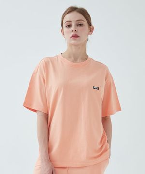 베이직로고 티셔츠 (네온 오렌지)