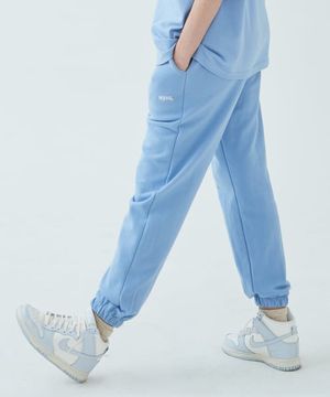 로고 트레이닝 팬츠 (스카이 블루)