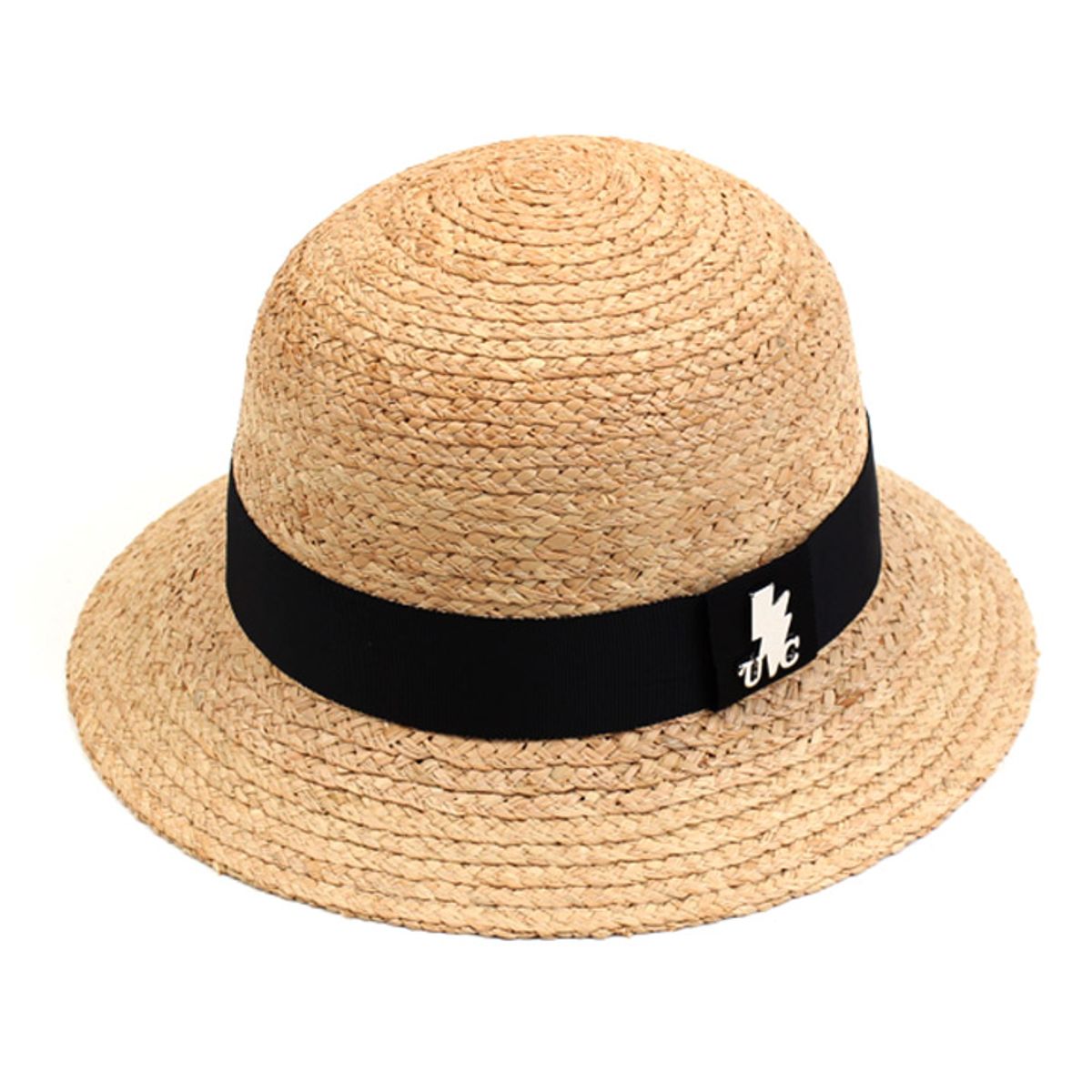 유니버셜 케미스트리(UNIVERSAL CHEMISTRY) Thunder Summer Raffia Cloche Hat 여름페도라