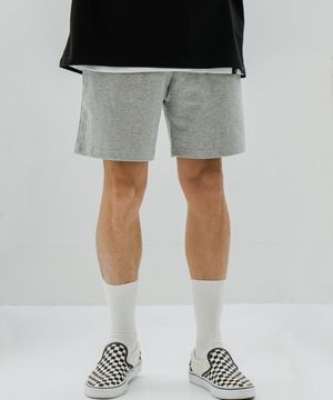 스웨트 하프 팬츠(그레이)