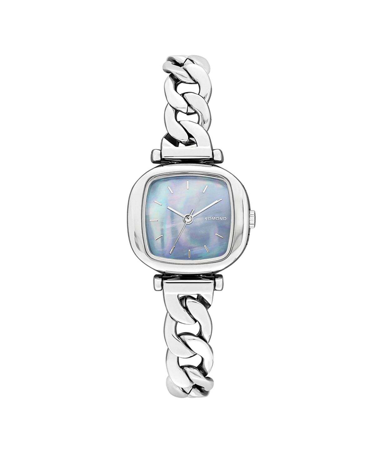 코모노와치(KOMONO WATCH) 머니페니 리볼트 실버 라이트 블루