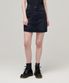 우먼즈 데님 미니 스커트 [워시드 블랙]