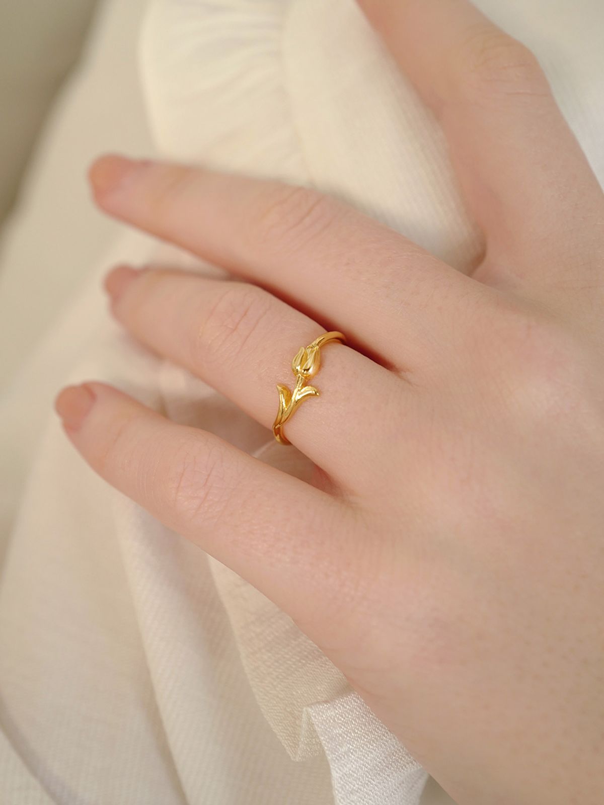 피오레(FIORE) mini tulip ring