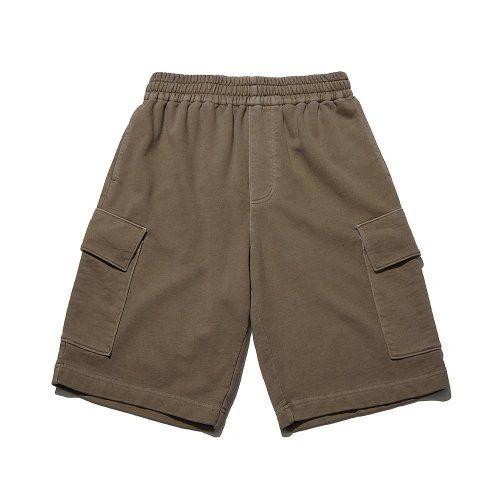 폴루션(POLLUTION) PIGMENT DYE SHORTS TAN - 사이즈 & 후기 | 무신사