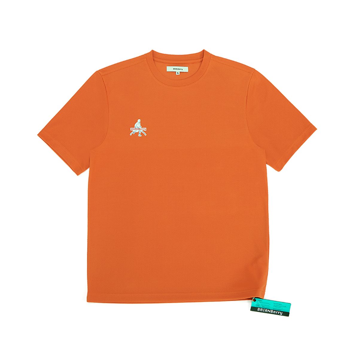 브라이언베리(BRIAN BERRY) BERRY MAN LOGO TEE_B/ORANGE