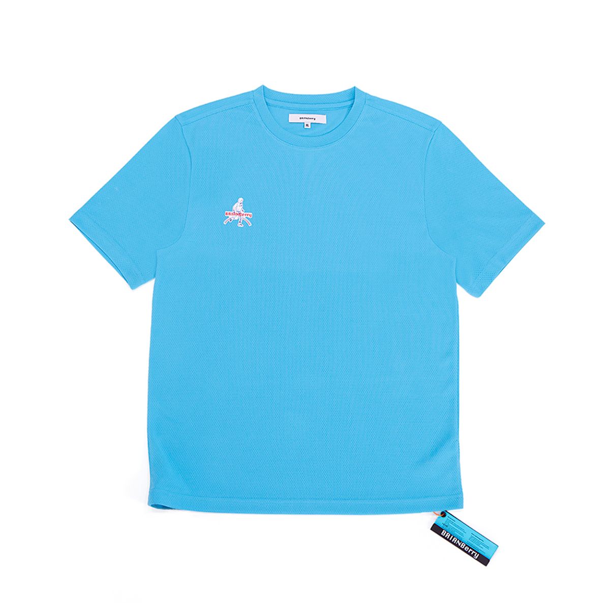 브라이언베리(BRIAN BERRY) BERRY MAN LOGO TEE_AQUA