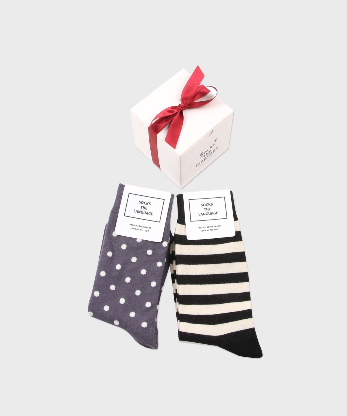 삭스더랭귀지(SOCKS THE LANGUAGE) 쿠키 양말 2SET