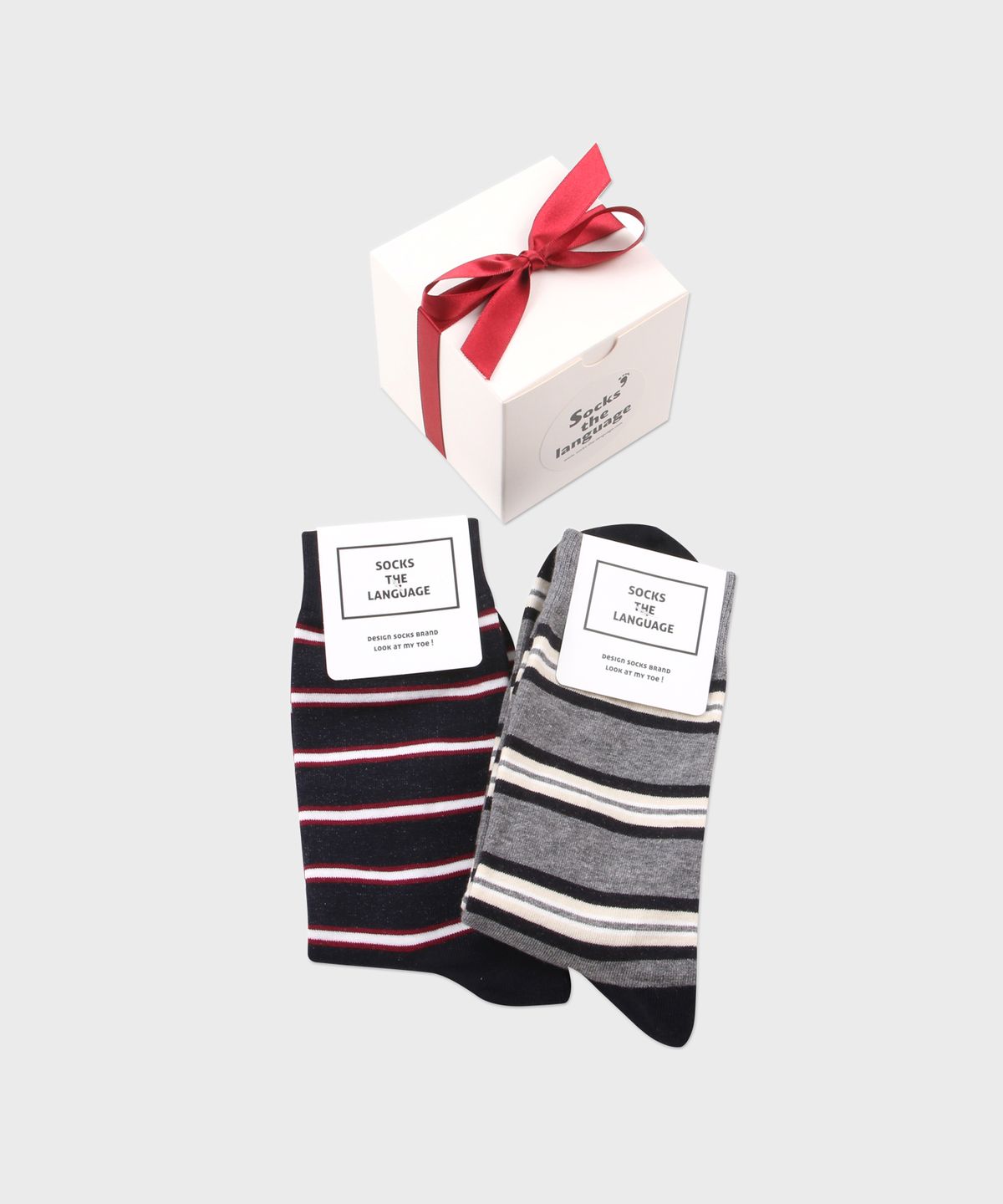 삭스더랭귀지(SOCKS THE LANGUAGE) 피칸 양말 2SET