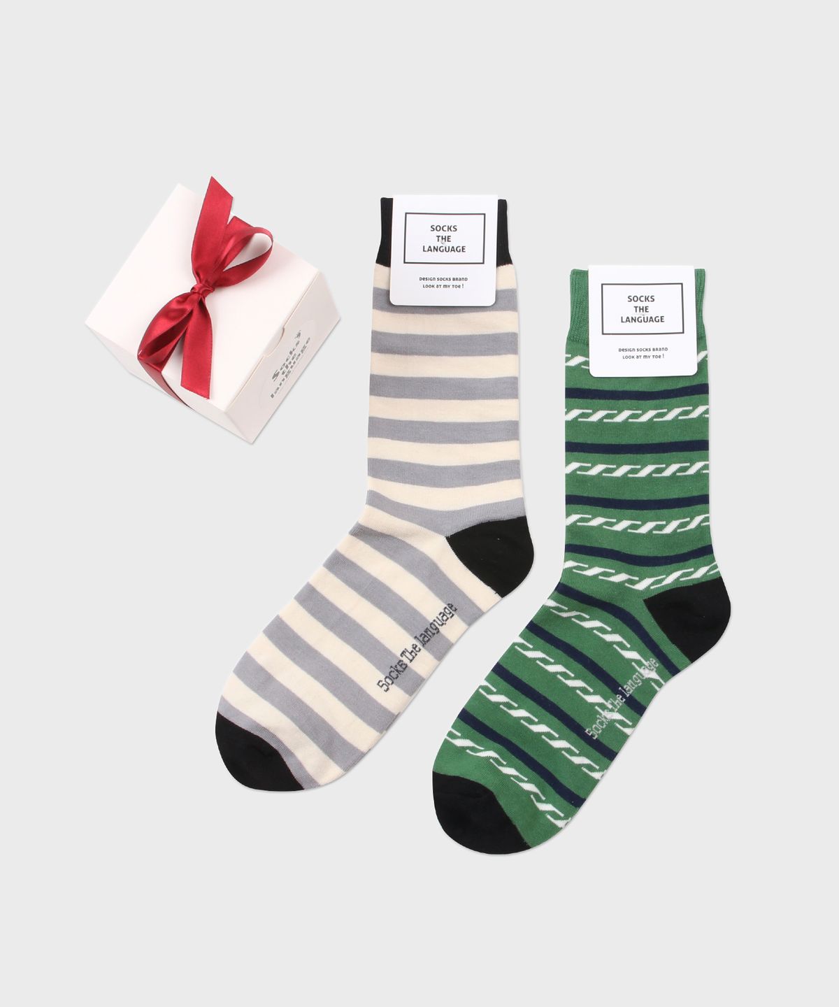 삭스더랭귀지(SOCKS THE LANGUAGE) 스무스 양말 2SET