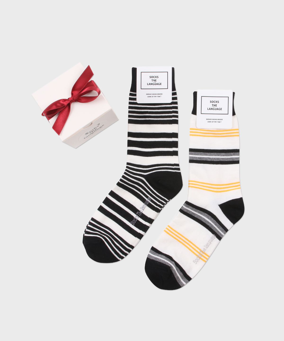 삭스더랭귀지(SOCKS THE LANGUAGE) 시럽 양말 2SET