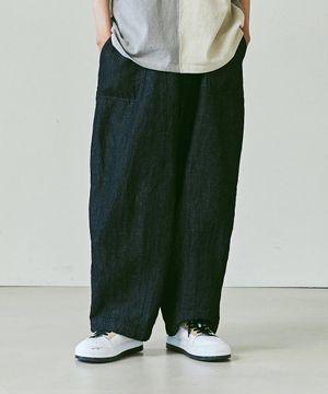 DENIM BALLOON PANTS _ INDIGO