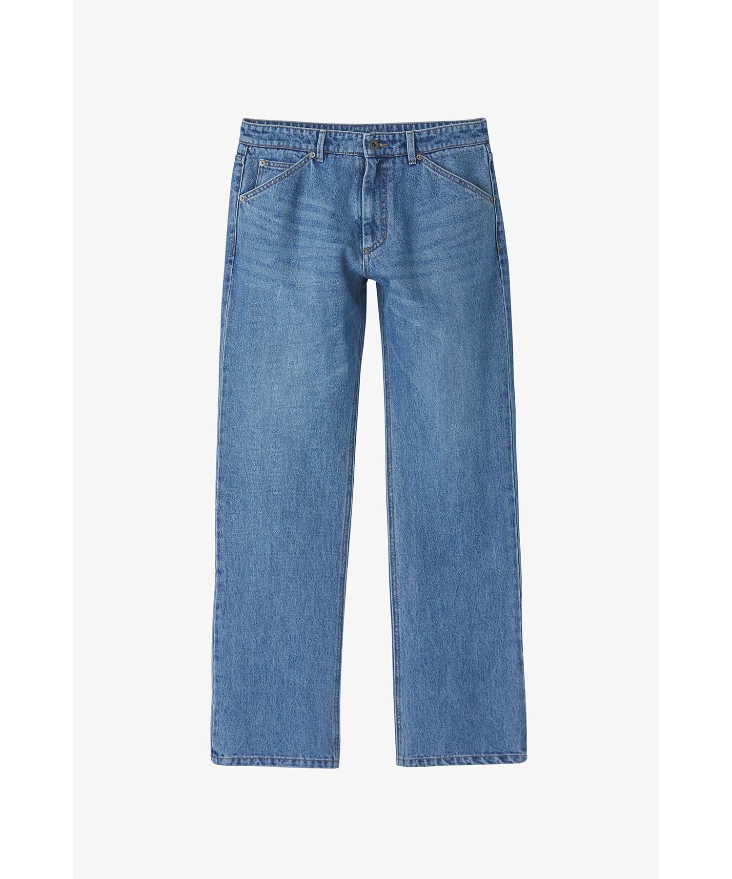MUSINSA公式 | COOR RELAXED WASHED JEANS (INDIGO)