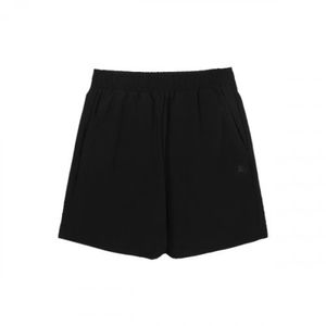 트리코트 에어쿨러 스탠다드핏 A로고 반바지 블랙