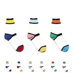 [3컬러 선택팩][6컬러]WORK6 아웃라인 배색양말