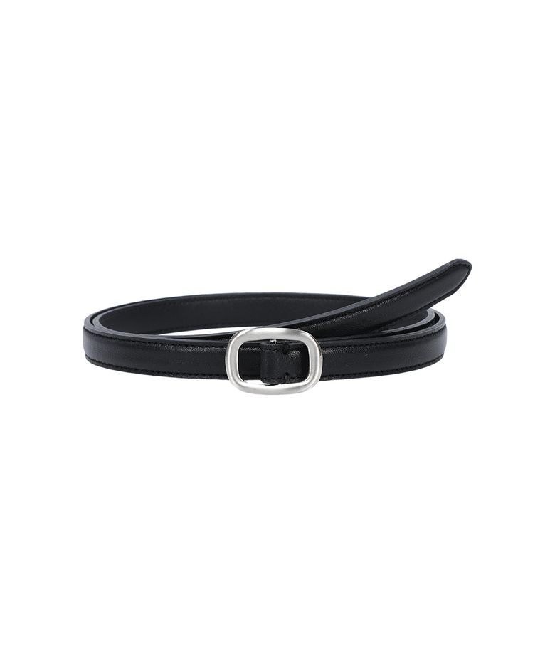 David petit leather belt
