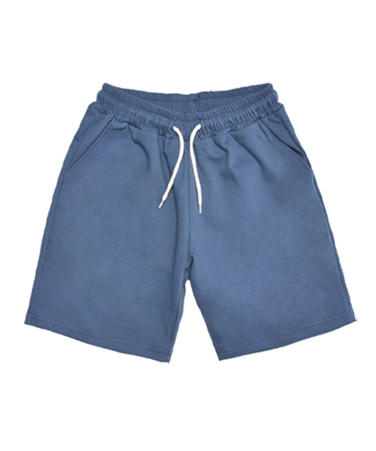 유니어패럴(UNI APPAREL) 베이직 스웨트 쇼츠 인디고블루