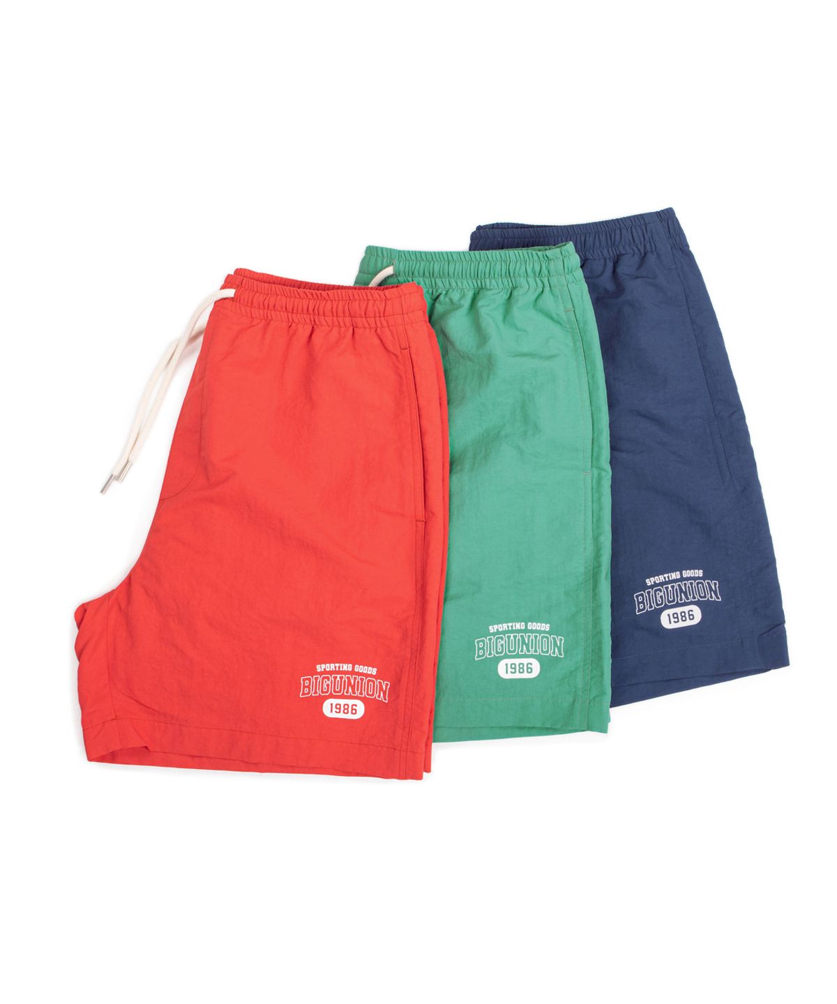 빅유니온(BIG UNION) BU 1986 Logo Shorts / 3 COLOR