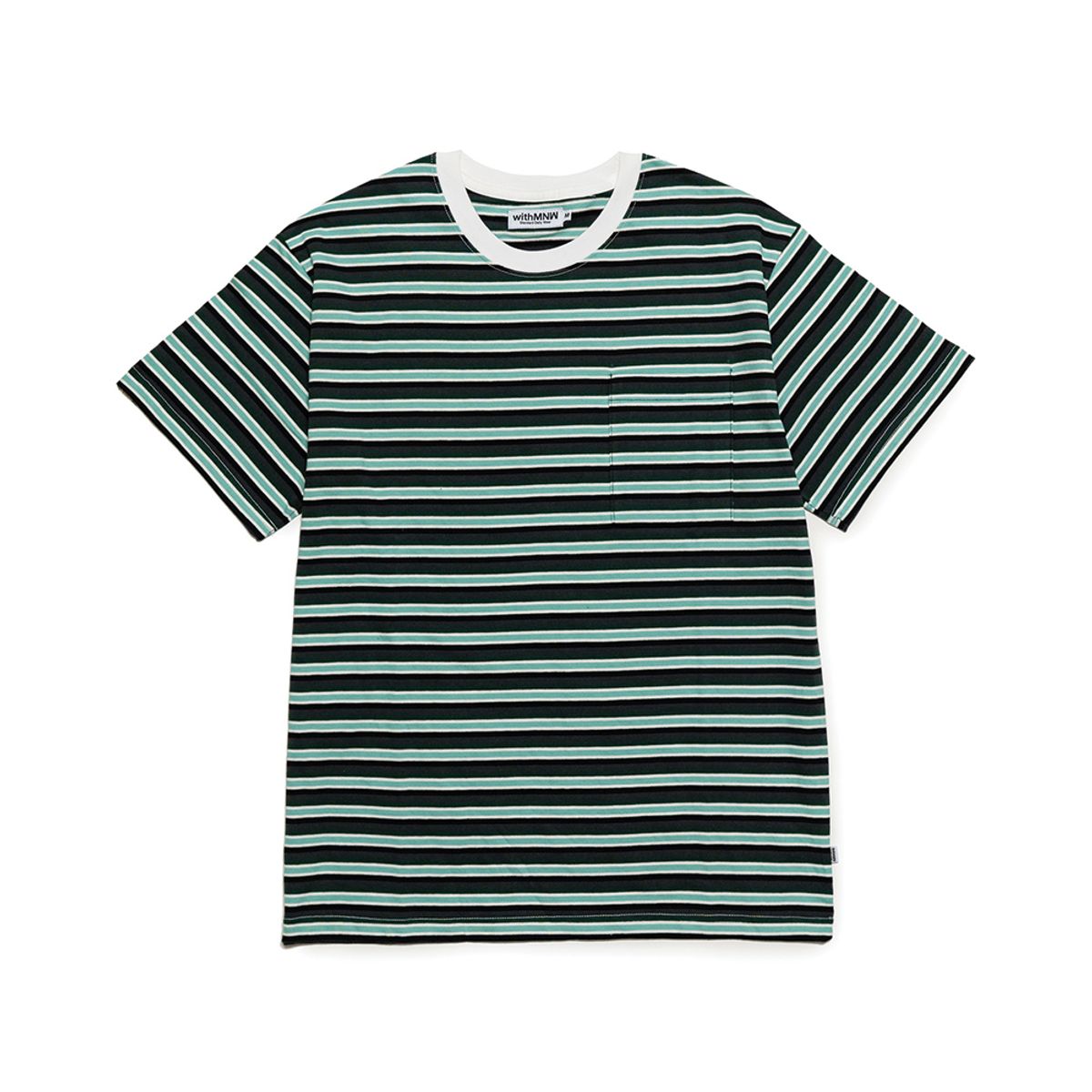 엠엔더블유(MNW) CL STRIPE T-SHIRT MINT