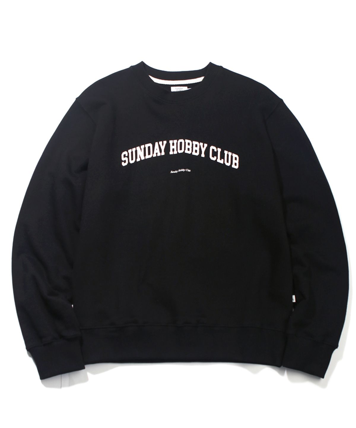 선데이하비클럽(SUNDAY HOBBY CLUB) 아치 SHC 스웨트셔츠-블랙