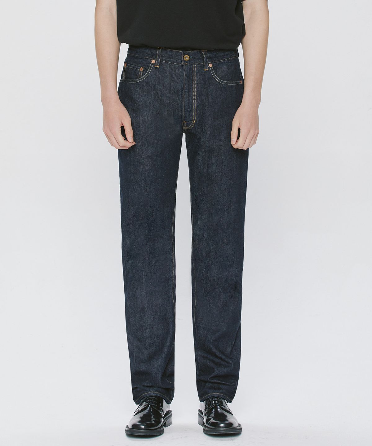 브랜디드(BRANDED) 601 HISHITOMO 1WASH HARD SELVEDGE JEANS [60501]