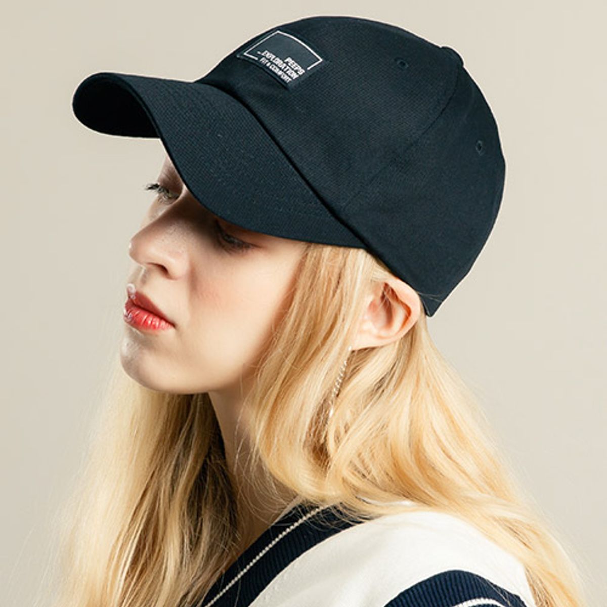 핍스(PEEPS) exploration ball cap(black)